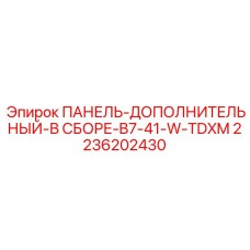 2236202430 ПАНЕЛЬ-ДОПОЛНИТЕЛЬНЫЙ-В СБОРЕ-B7-41-W-TDXM Epiroc