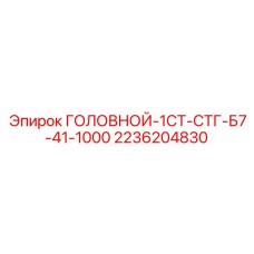 2236204830 ГОЛОВНОЙ-1СТ-СТГ-Б7-41-1000 Epiroc