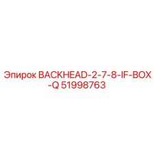 51998763 BACKHEAD-2-7-8-IF-BOX-Q Epiroc