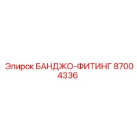 87004336 БАНДЖО-ФИТИНГ Epiroc