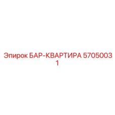 57050031 БАР-КВАРТИРА Epiroc