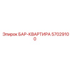 57029100 БАР-КВАРТИРА Epiroc