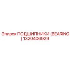 1320406929 ПОДШИПНИКИ (BEARING) Epiroc