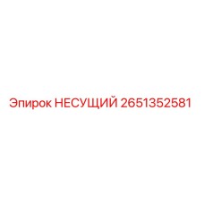 2651352581 НЕСУЩИЙ Epiroc