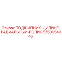 5750054945 ПОДШИПНИК-ЦИЛИНГ-РАДИАЛЬНЫЙ-РОЛИК Epiroc