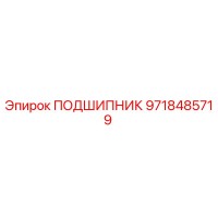 9718485719 ПОДШИПНИК Epiroc