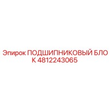 4812243065 ПОДШИПНИКОВЫЙ БЛОК Epiroc