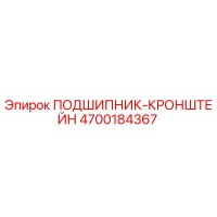 4700184367 ПОДШИПНИК-КРОНШТЕЙН Epiroc