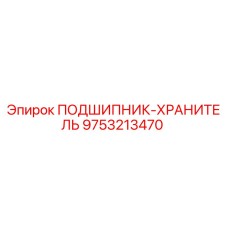 Подшипник-хранитель 9753213470 для буровых установок Epiroc