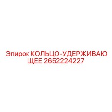 2652224227 КОЛЬЦО-УДЕРЖИВАЮЩЕЕ Epiroc