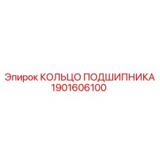 1901606100 КОЛЬЦО ПОДШИПНИКА Epiroc