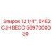 Коронка буровая с карбид-вольфрамовыми резцами BECO 5697000030
