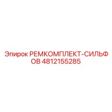 4812155285 РЕМКОМПЛЕКТ-СИЛЬФОВ Epiroc