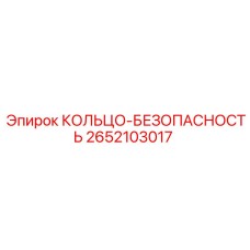 2652103017 КОЛЬЦО-БЕЗОПАСНОСТЬ Epiroc