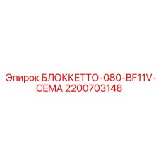 2200703148 БЛОККЕТТО-080-BF11V-CEMA Epiroc