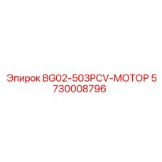 5730008796 BG02-503PCV-МОТОР Epiroc