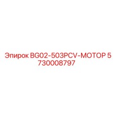 5730008797 BG02-503PCV-МОТОР Epiroc