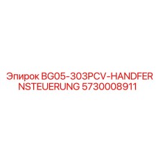 5730008911 BG05-303PCV-HANDFERNSTEUERUNG Epiroc