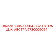 5730009054 BG05-C-504-BBV-HYDRAULIK-АВСТРА Epiroc