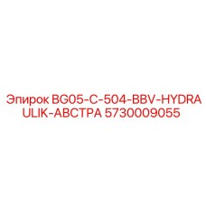 5730009055 BG05-C-504-BBV-HYDRAULIK-АВСТРА Epiroc