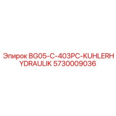5730009036 BG05-C-403PC-KUHLERHYDRAULIK Epiroc