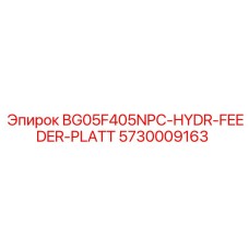 5730009163 BG05F405NPC-HYDR-FEEDER-PLATT Epiroc