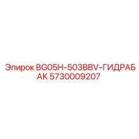 5730009207 BG05H-503BBV-ГИДРАБАК Epiroc