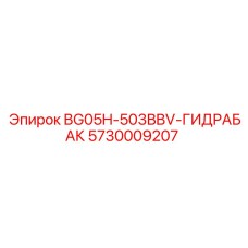 5730009207 BG05H-503BBV-ГИДРАБАК Epiroc