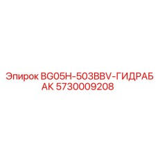 5730009208 BG05H-503BBV-ГИДРАБАК Epiroc