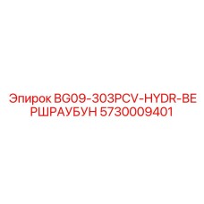 Деталь BG09-303PCV-HYDR-ВЕРШРАУБУН артикул 5730009401