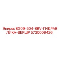 5730009426 BG09-504-BBV-ГИДРАВЛИКА-ВЕРШР Epiroc