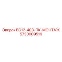 5730009519 BG12-403-ПК-МОНТАЖ Epiroc