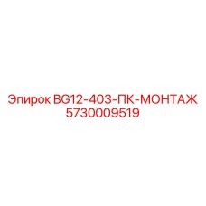 5730009519 BG12-403-ПК-МОНТАЖ Epiroc