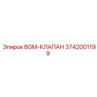 3742001199 BGM-КЛАПАН Epiroc