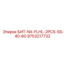 9753217732 БИТ-NX-FLHL-2PCS-SS-40-60 Epiroc