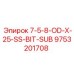 9753201708 7-5-8-OD-X-25-SS-BIT-SUB Epiroc