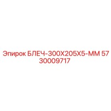 5730009717 БЛЕЧ-300X205X5-ММ Epiroc