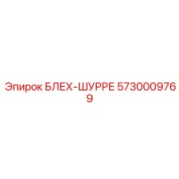 5730009769 БЛЕХ-ШУРРЕ Epiroc
