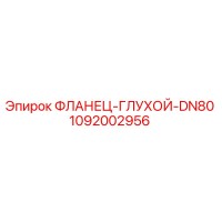 1092002956 ФЛАНЕЦ-ГЛУХОЙ-DN80 Epiroc