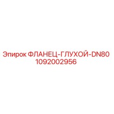 1092002956 ФЛАНЕЦ-ГЛУХОЙ-DN80 Epiroc
