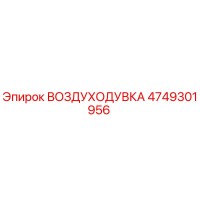 4749301956 Воздуходувка Epiroc