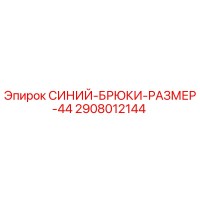 2908012144 СИНИЙ-БРЮКИ-РАЗМЕР-44 Epiroc