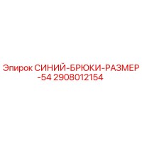 2908012154 СИНИЙ-БРЮКИ-РАЗМЕР-54 Epiroc