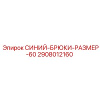 2908012160 СИНИЙ-БРЮКИ-РАЗМЕР-60 Epiroc