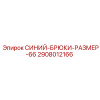 2908012166 СИНИЙ-БРЮКИ-РАЗМЕР-66 Epiroc