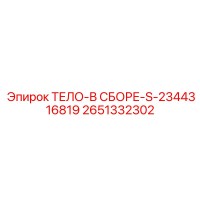 2651332302 ТЕЛО-В СБОРЕ-S-2344316819 Epiroc
