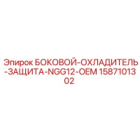 1587101302 БОКОВОЙ-ОХЛАДИТЕЛЬ-ЗАЩИТА-NGG12-OEM Epiroc