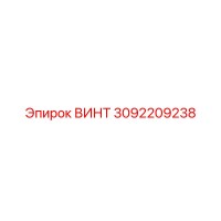 3092209238 ВИНТ Эпирок