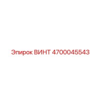 4700045543 ВИНТ Epiroc