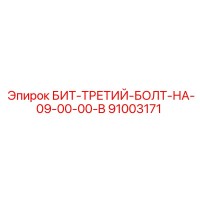 91003171 БИТ-ТРЕТИЙ-БОЛТ-НА-09-00-00-B Epiroc